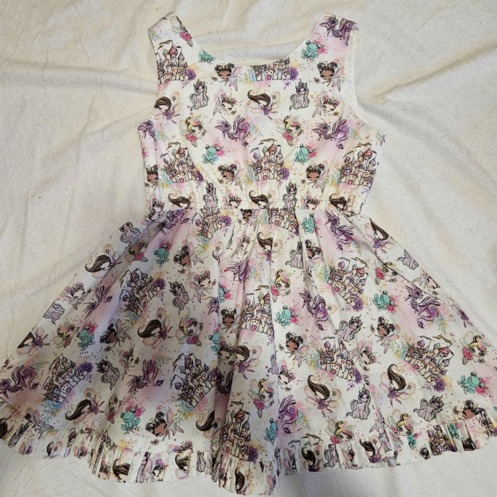 Fairies, Unicorns, Castles Girly Dress